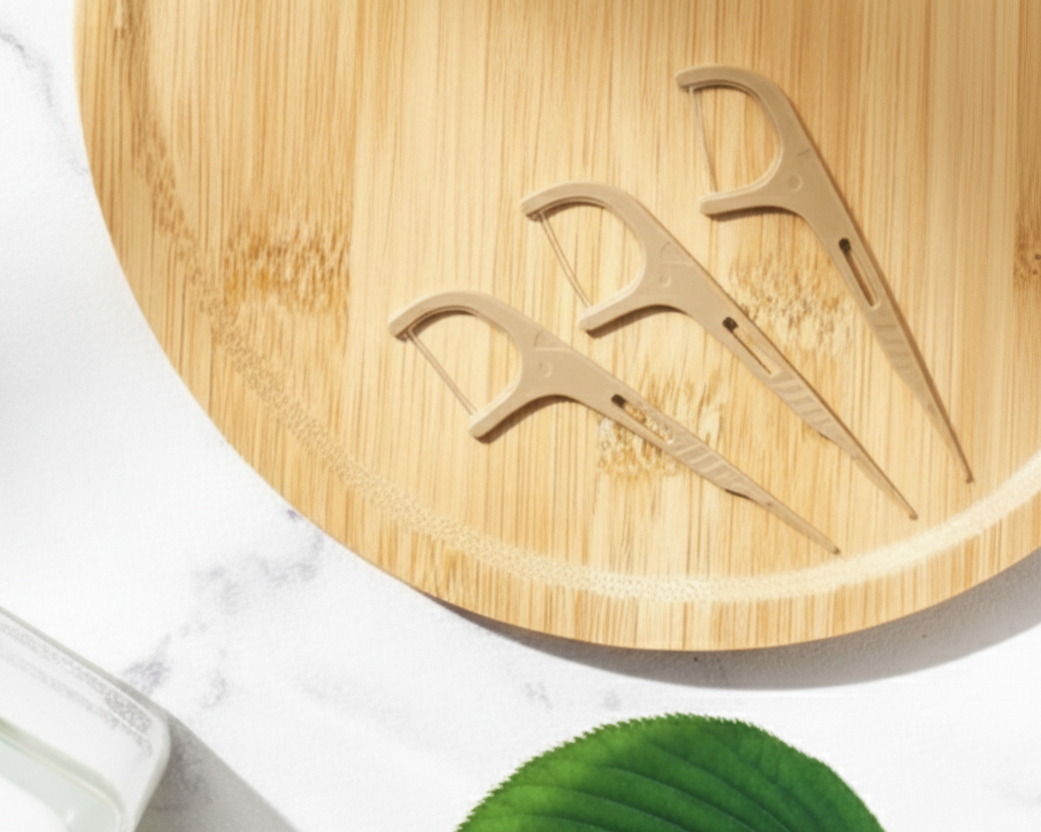 茶纖維牙線棒:圖片 2