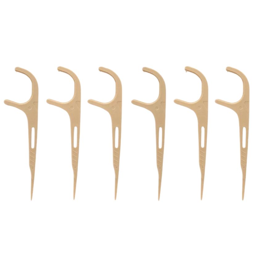 Tea Fiber Dental Floss Picks